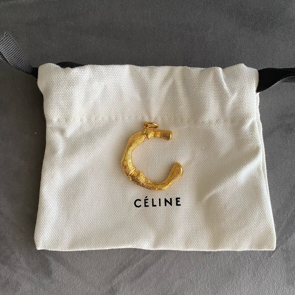 CELINE PHOEBE PHILO BAMBOO PENDANT